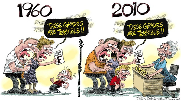 Teachers In 1960 And 2010