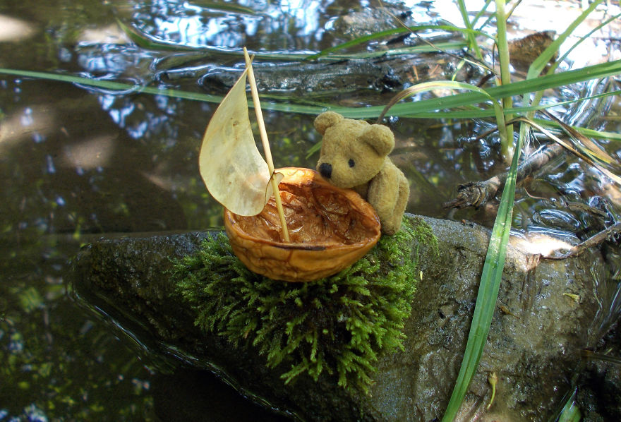 Turbo Bear Explores His Little World