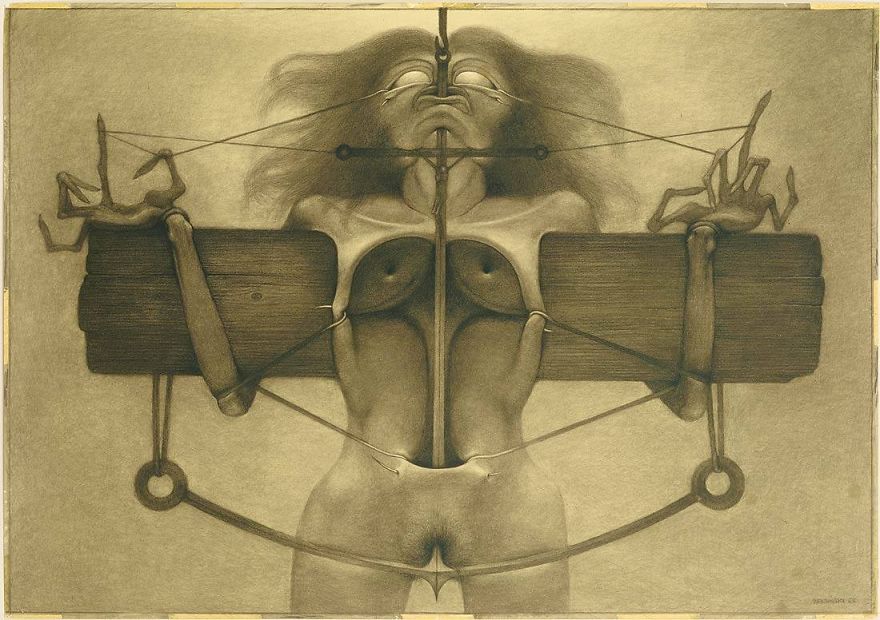 Polish Artist's Collection Of Surreal Paintings And The Story Of His Life