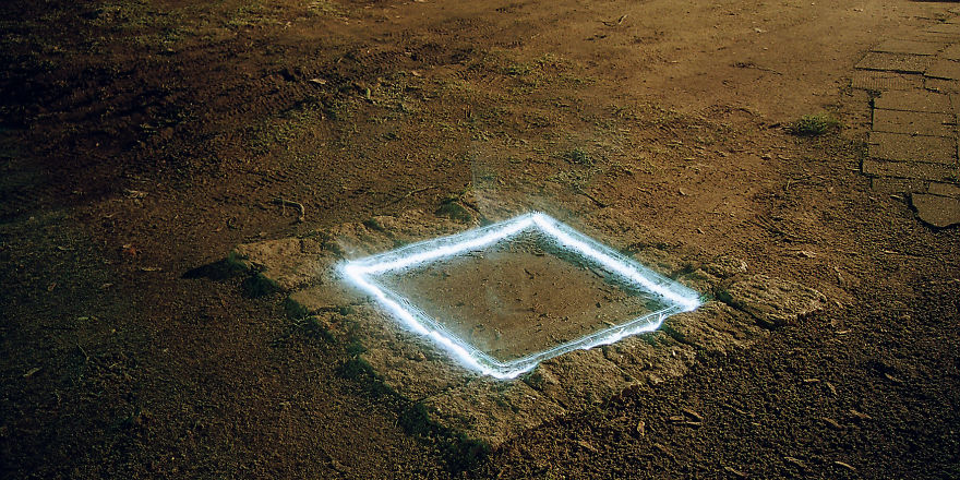 Light Painting In The Streets