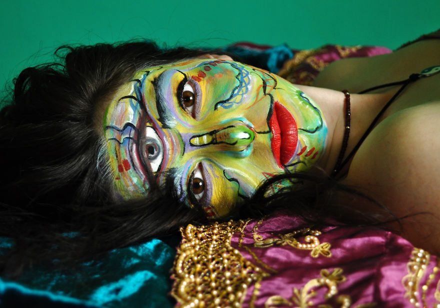 My Face Paintings Are Inspired By The Horrible (part 2)