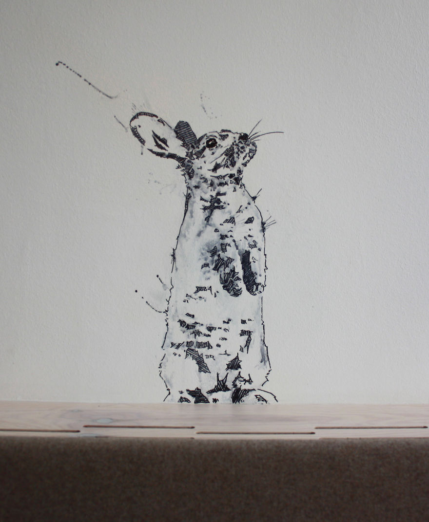 I Was Asked To Design A Huge Mural In A Coffee Shop