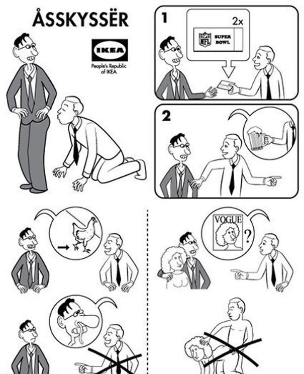 Real Life Situations Done Via Ikea Flat Pack Instructions