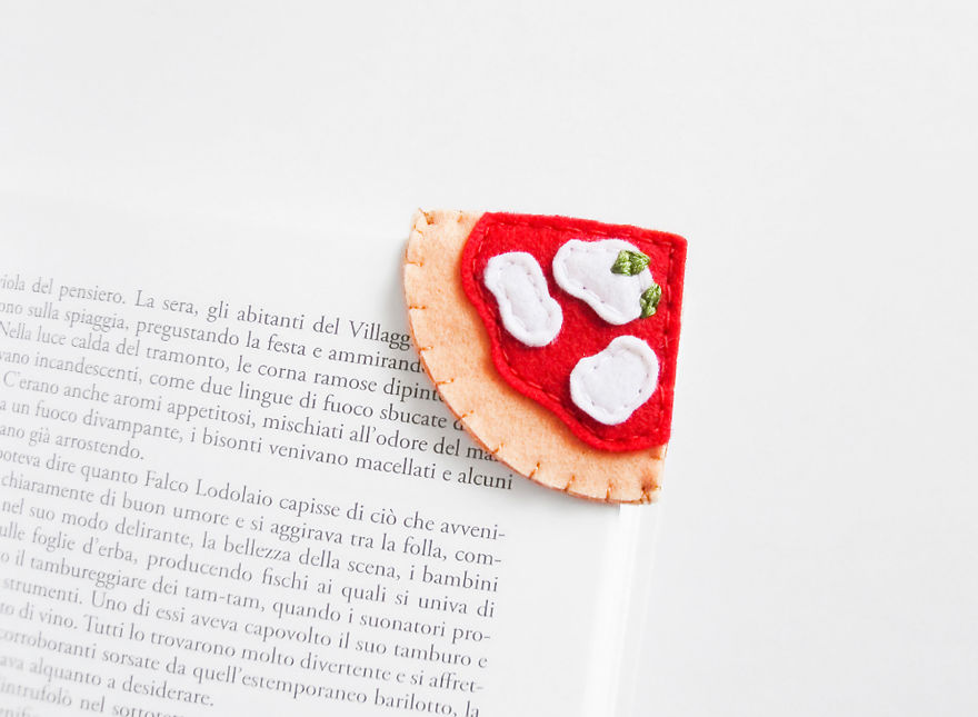 Designer Creates Tiny Bookmarks That Look Like Your Favorite Foods