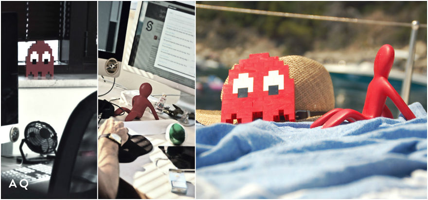 I Kidnapped The Toys Of My Colleagues And Took Them For Holidays.