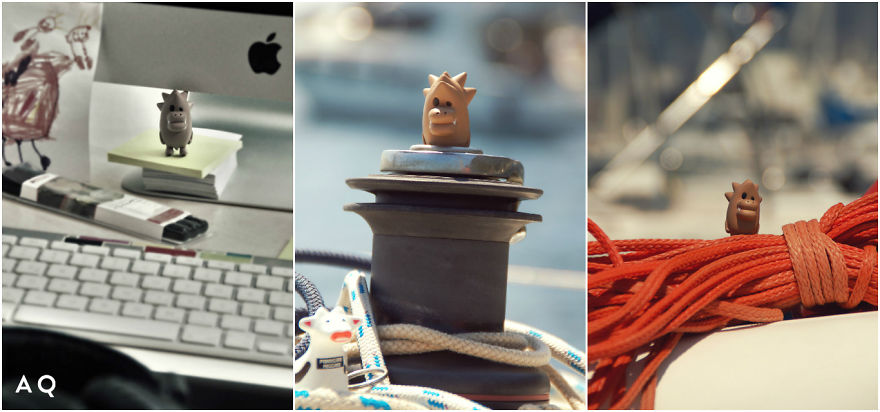 I Kidnapped The Toys Of My Colleagues And Took Them For Holidays.