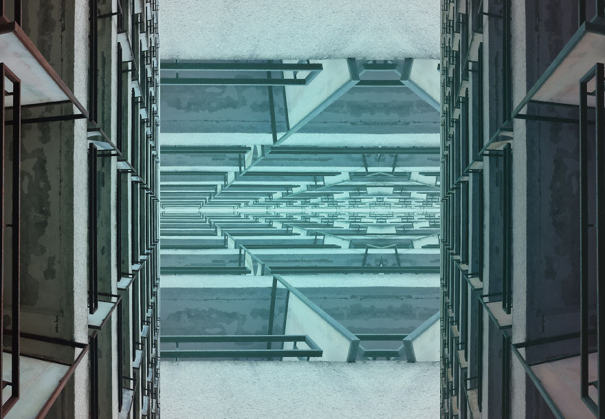 Abandoned Soviet Era Sanatorium Photo Collages.