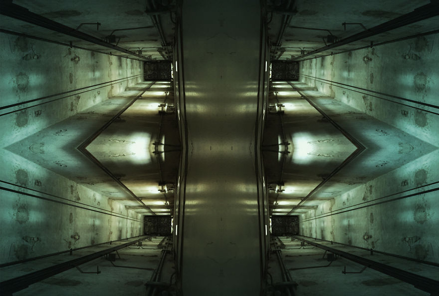 Abandoned Soviet Era Sanatorium Photo Collages.