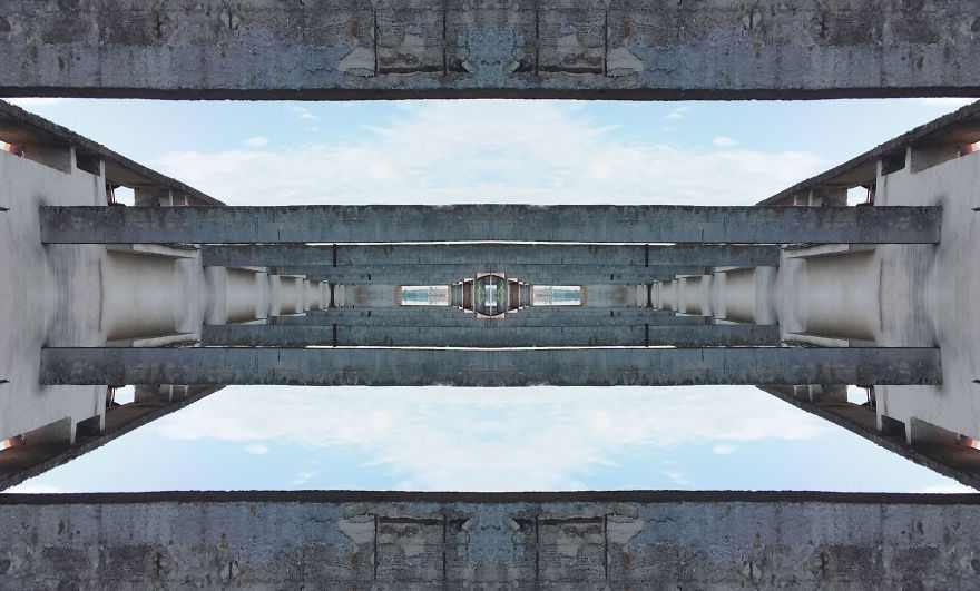 Abandoned Soviet Era Sanatorium Photo Collages.