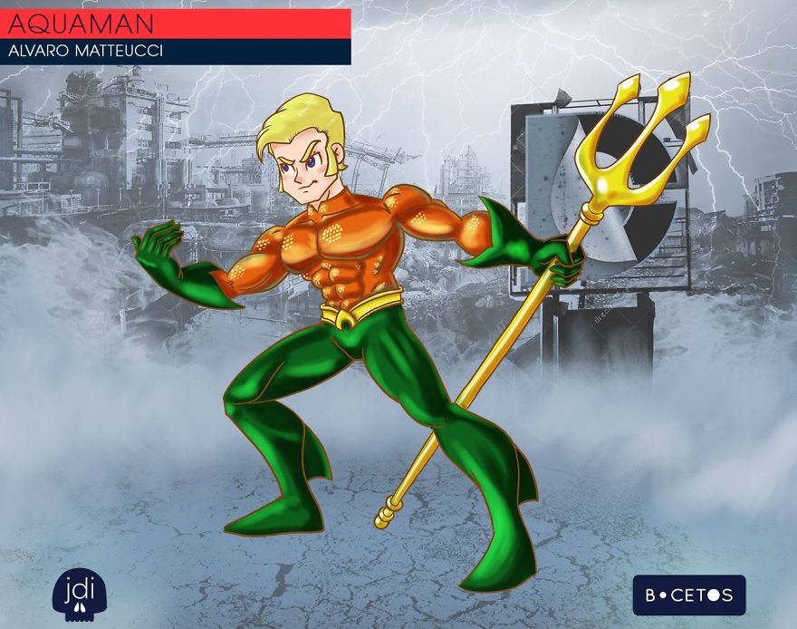 Marvel Vs Dc Comics - Battle Between Illustrators By Bocetos