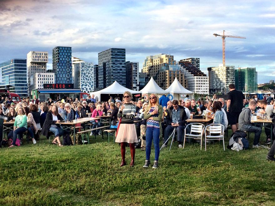 Barcode Skyline In Oslo