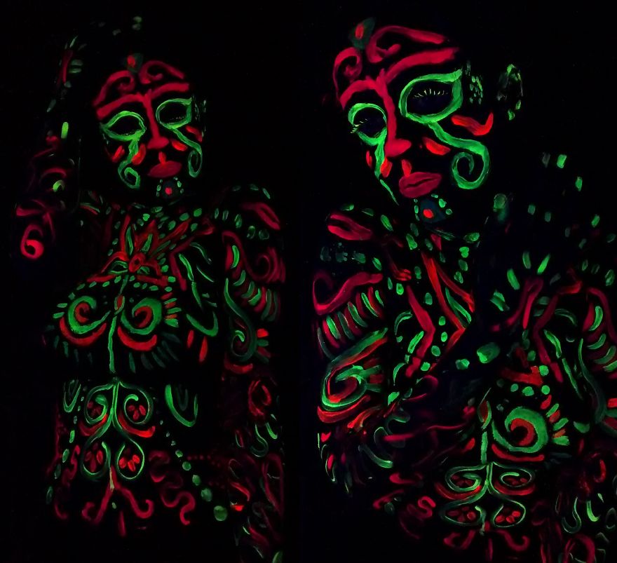 I Use My Own Body As A Canvas For My Art