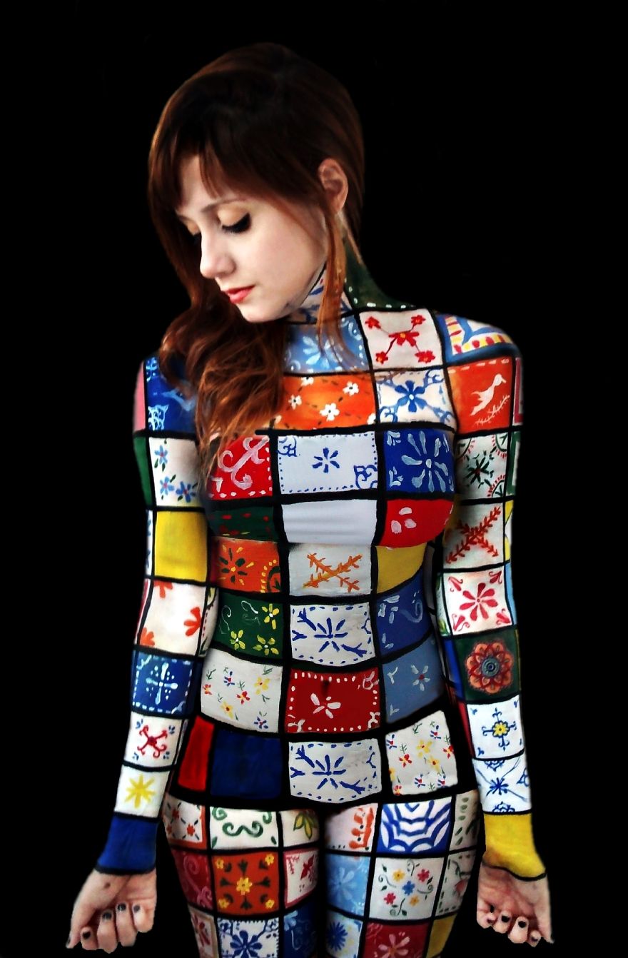 I Use My Own Body As A Canvas For My Art