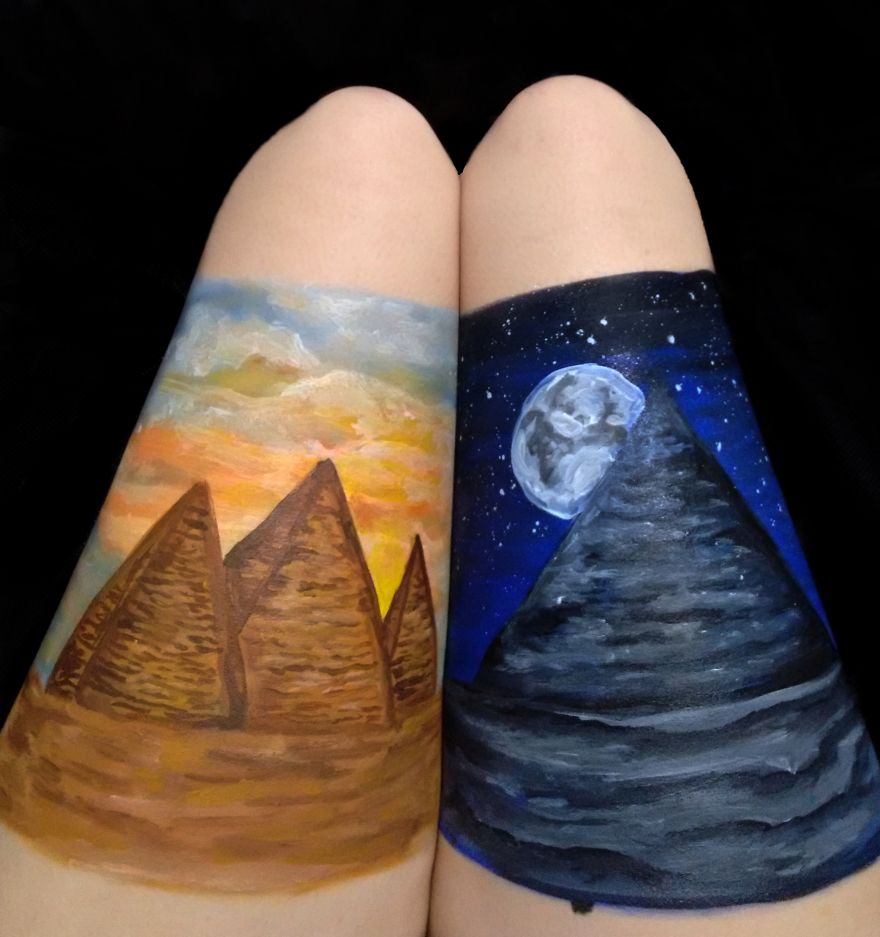 I Use My Own Body As A Canvas For My Art