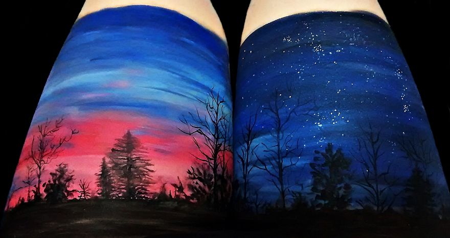 I Use My Own Body As A Canvas For My Art