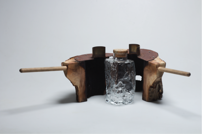 Glass Made Out Of Wood: A Bottle Created In A Tree Trunk