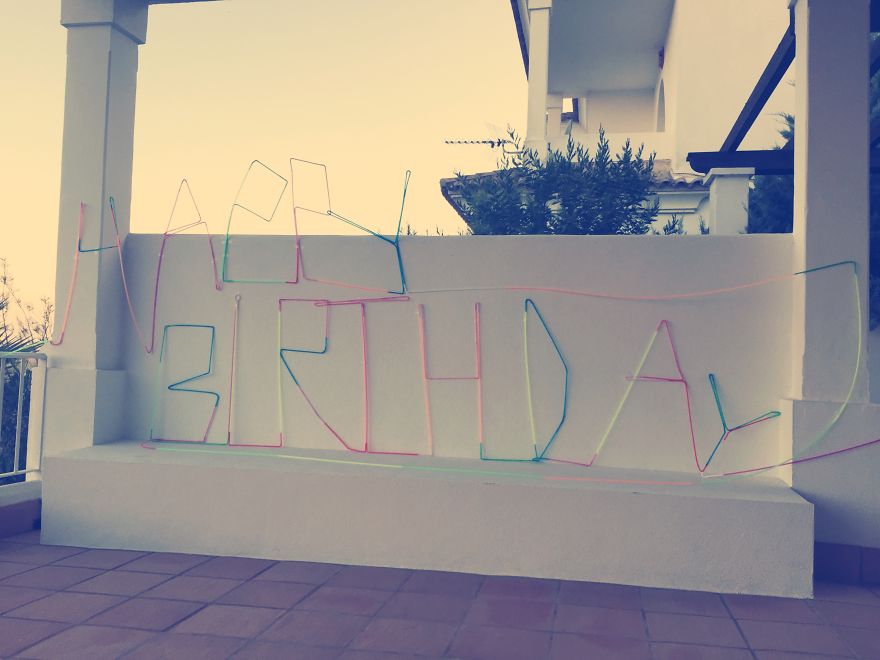 Creative Dad Builds A Crazy Straw For His Daughter's Birthday Creative Dad Builds A Crazy Straw For His Daughter's Birthday