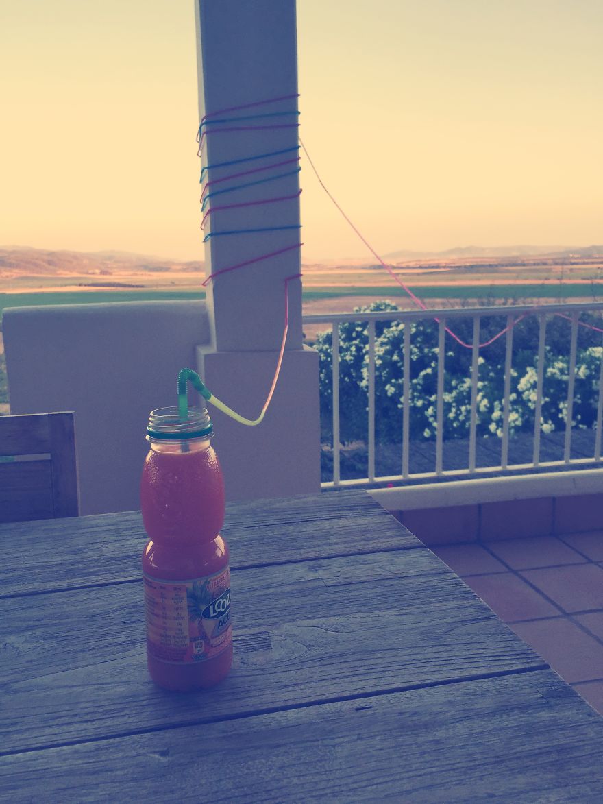 Creative Dad Builds A Crazy Straw For His Daughter's Birthday Creative Dad Builds A Crazy Straw For His Daughter's Birthday