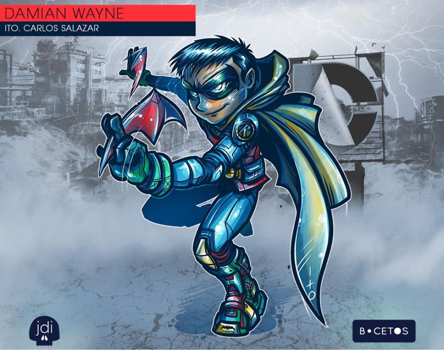 Marvel Vs Dc Comics - Battle Between Illustrators By Bocetos