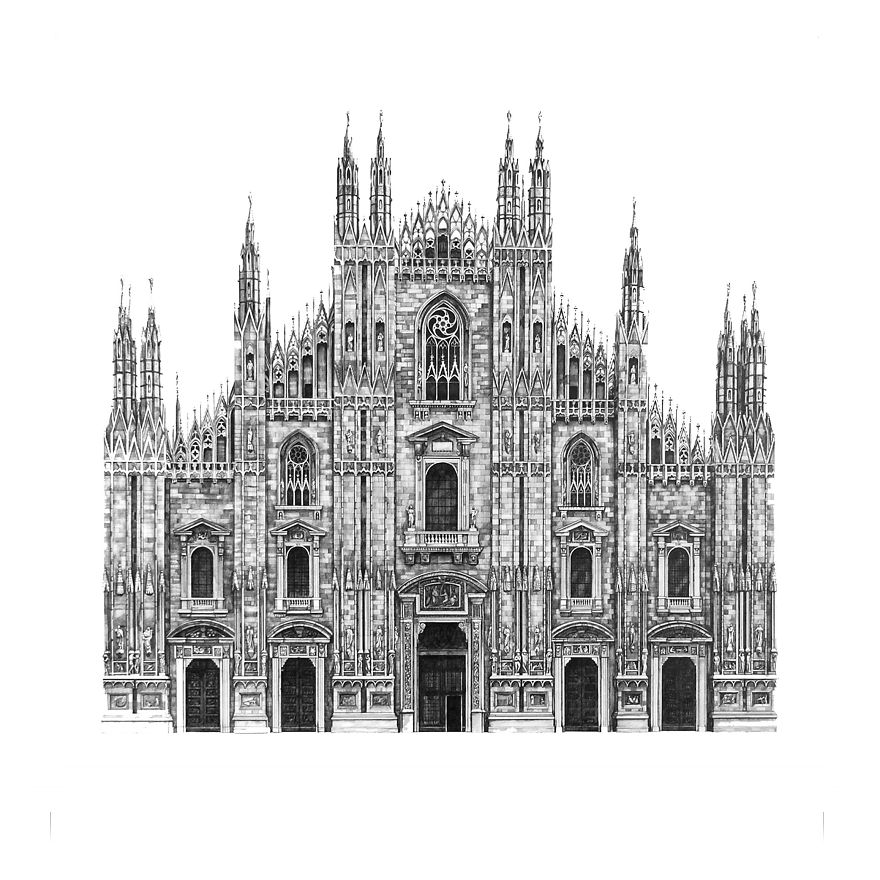 Design Is In The Details: My Photorealistic Drawings Of Famous European Buildings Design Is In The Details: My Photorealistic Drawings Of Famous European Buildings