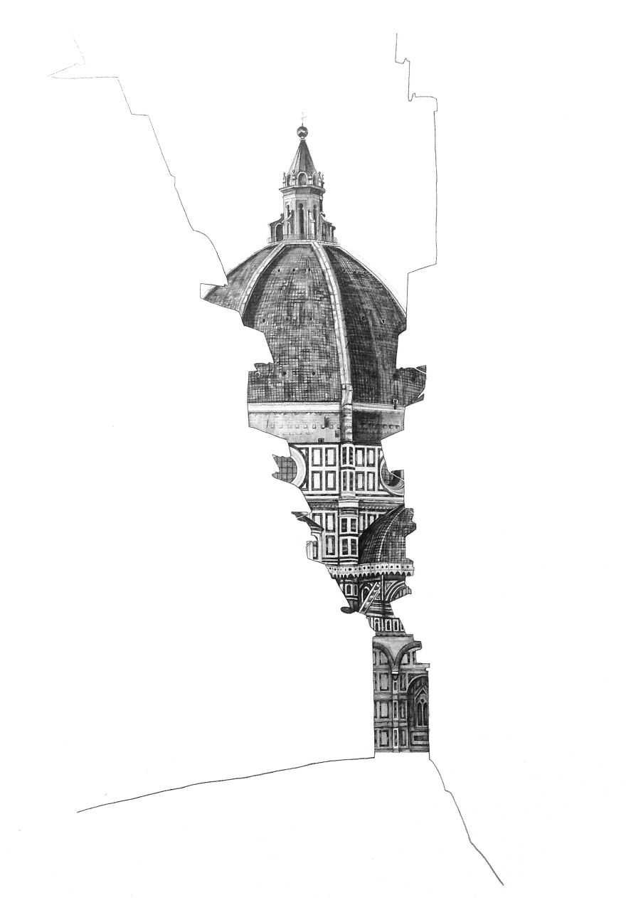 Design Is In The Details: My Photorealistic Drawings Of Famous European Buildings Design Is In The Details: My Photorealistic Drawings Of Famous European Buildings