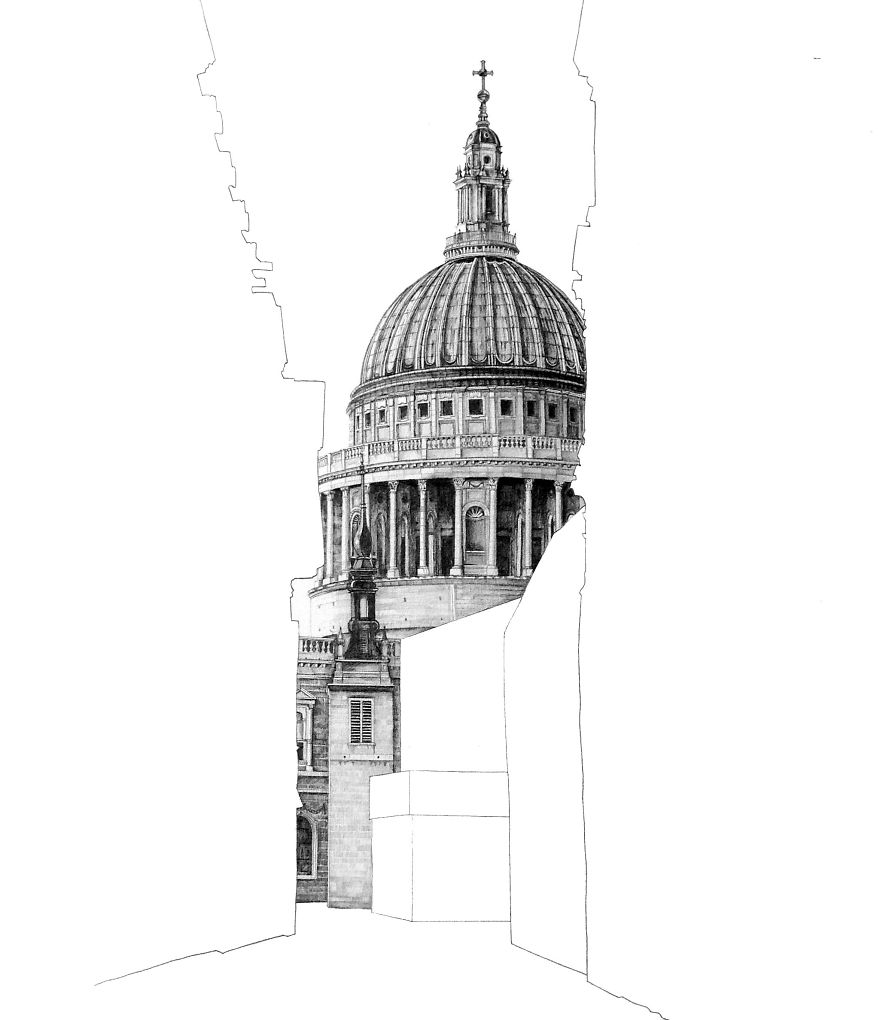 Design Is In The Details: My Photorealistic Drawings Of Famous European Buildings Design Is In The Details: My Photorealistic Drawings Of Famous European Buildings