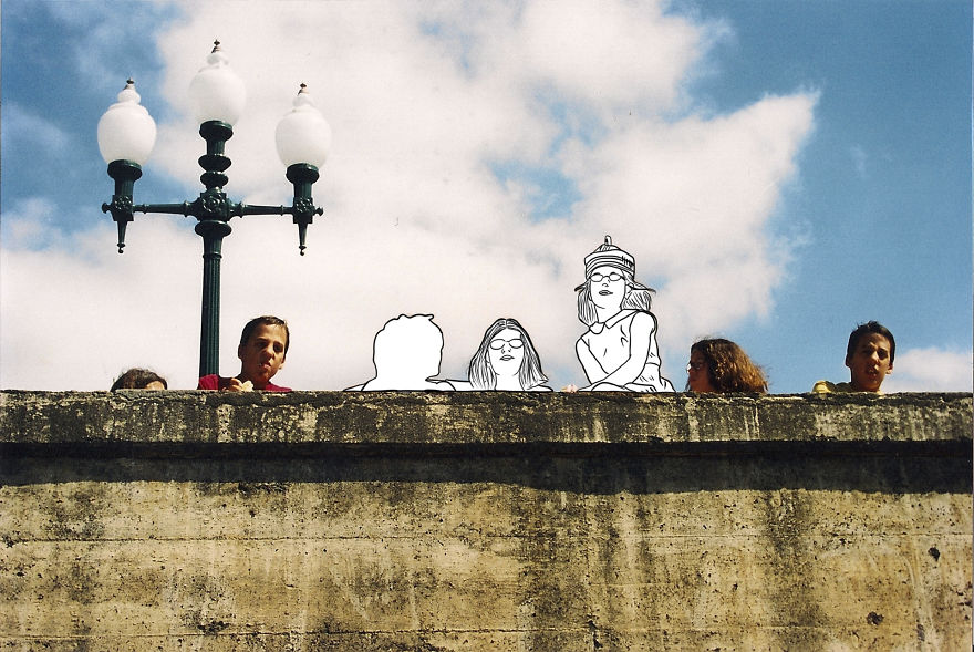 Forgotten Childhood: I Paint Over My Friends I Don't Remember