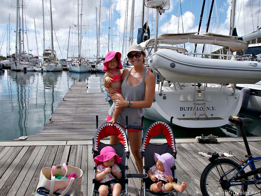 Extreme Parenting: Raising Three Toddlers On A Sailboat In The Caribbean