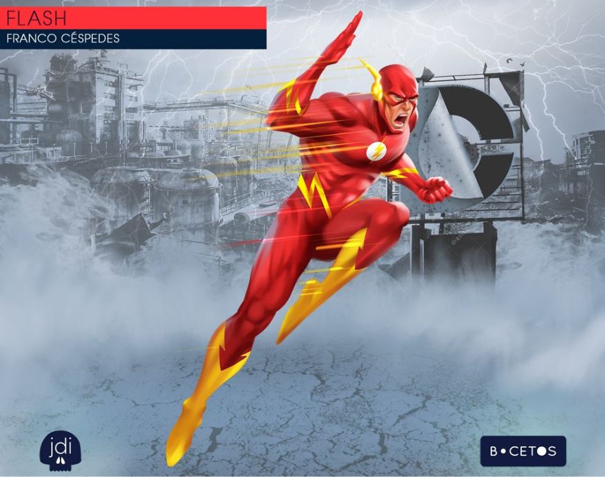 Marvel Vs Dc Comics - Battle Between Illustrators By Bocetos