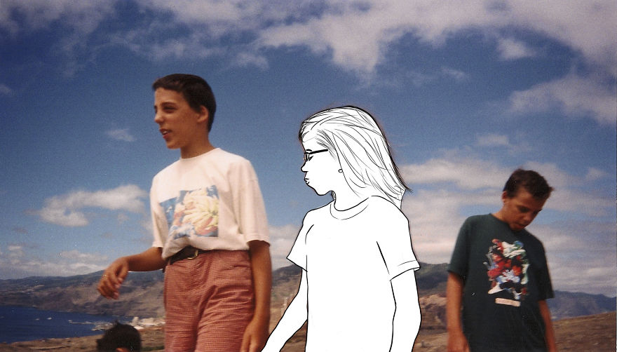 Forgotten Childhood: I Paint Over My Friends I Don't Remember