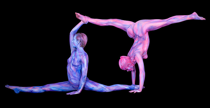 12 Astrological Symbols That I Painted On Human Bodies 12 Astrological Symbols That I Painted On Human Bodies