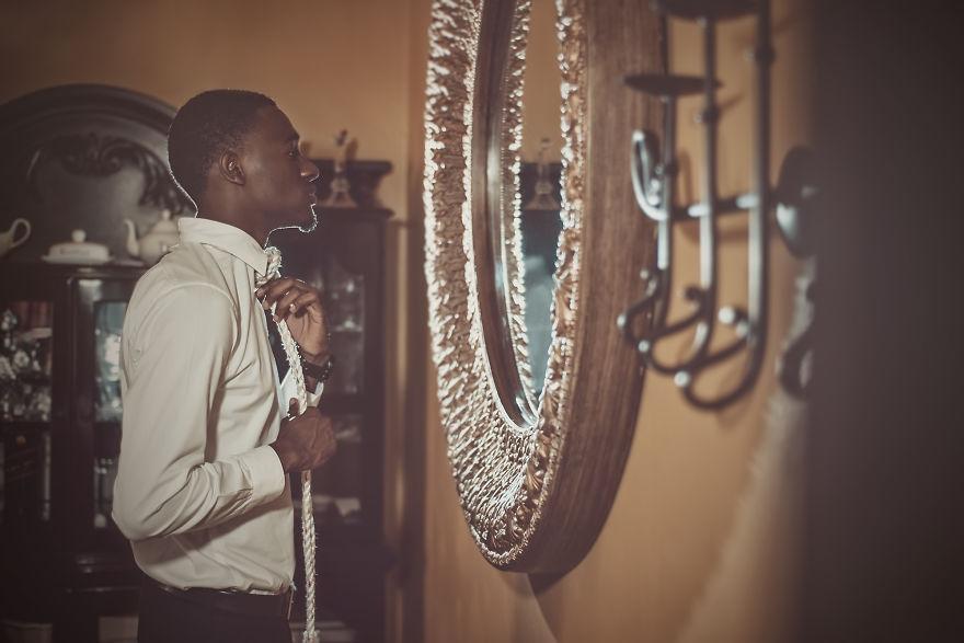 My Haunting Series Captures Self-exploitation And The Capitalist World We Live In