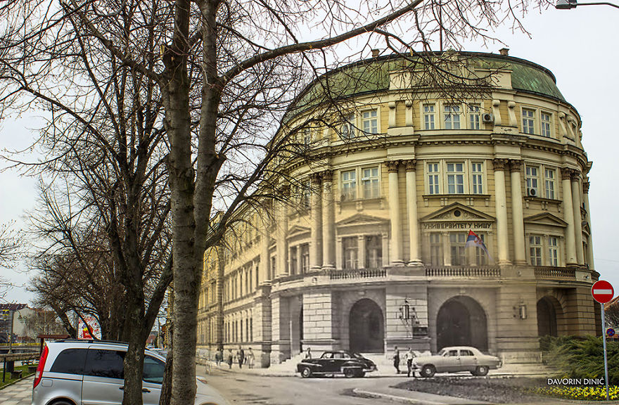 I Combined Old And New Photos Of Serbian Streets To Bring History To Life - Part Two!