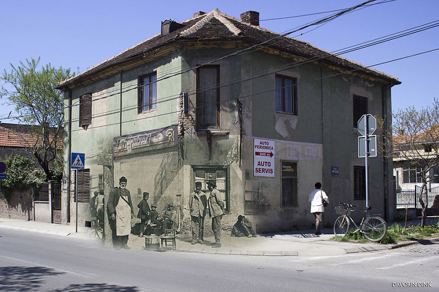 I Combined Old And New Photos Of Serbian Streets To Bring History To Life - Part Two!