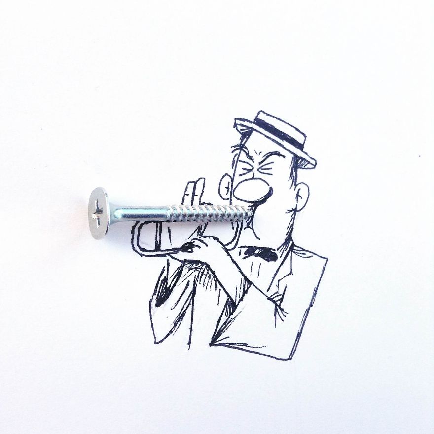 I Create Illustrations Using Everyday Objects (part 4) I Create Illustrations Using Everyday Objects (part 4)