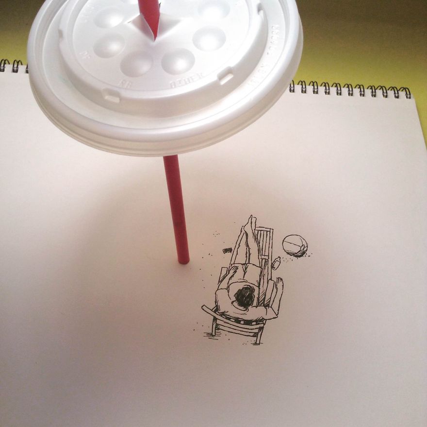 I Create Illustrations Using Everyday Objects (part 4)