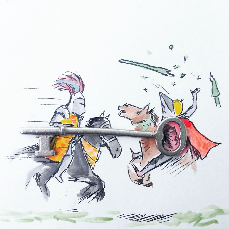 I Create Illustrations Using Everyday Objects (part 4)