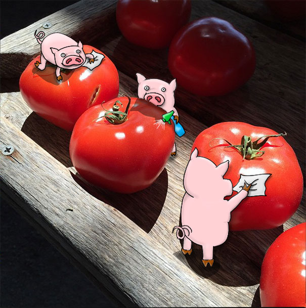 I Add Doodles To Strangers’ Instagram Photos