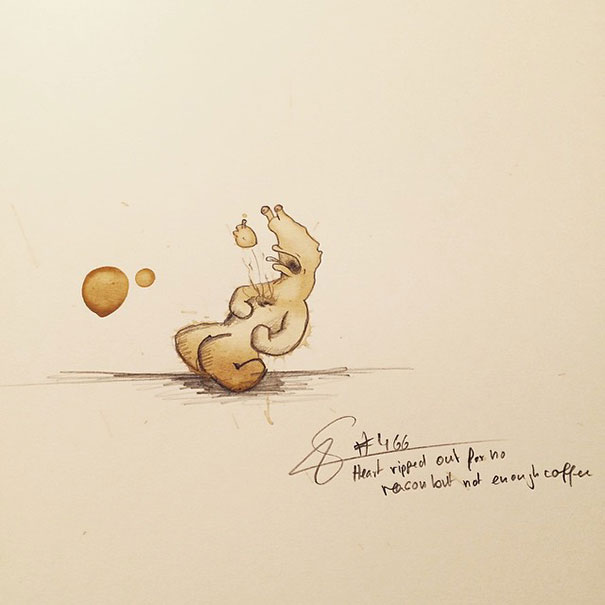 I Turn Random Coffee Stains Into Monsters