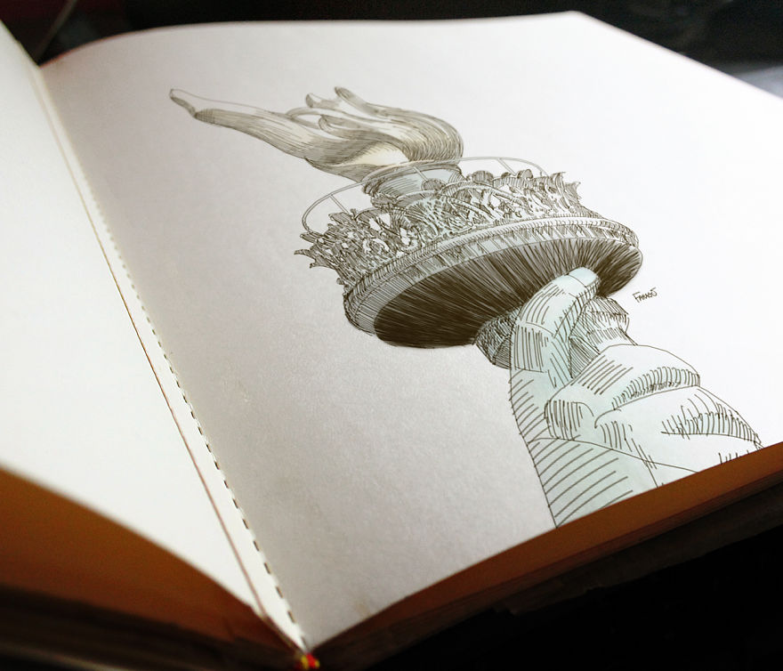 I Like To Draw Buildings In New York City