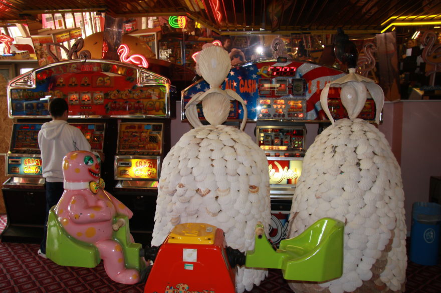 I Made Twelve Life-Sized Ladies From Real Shells