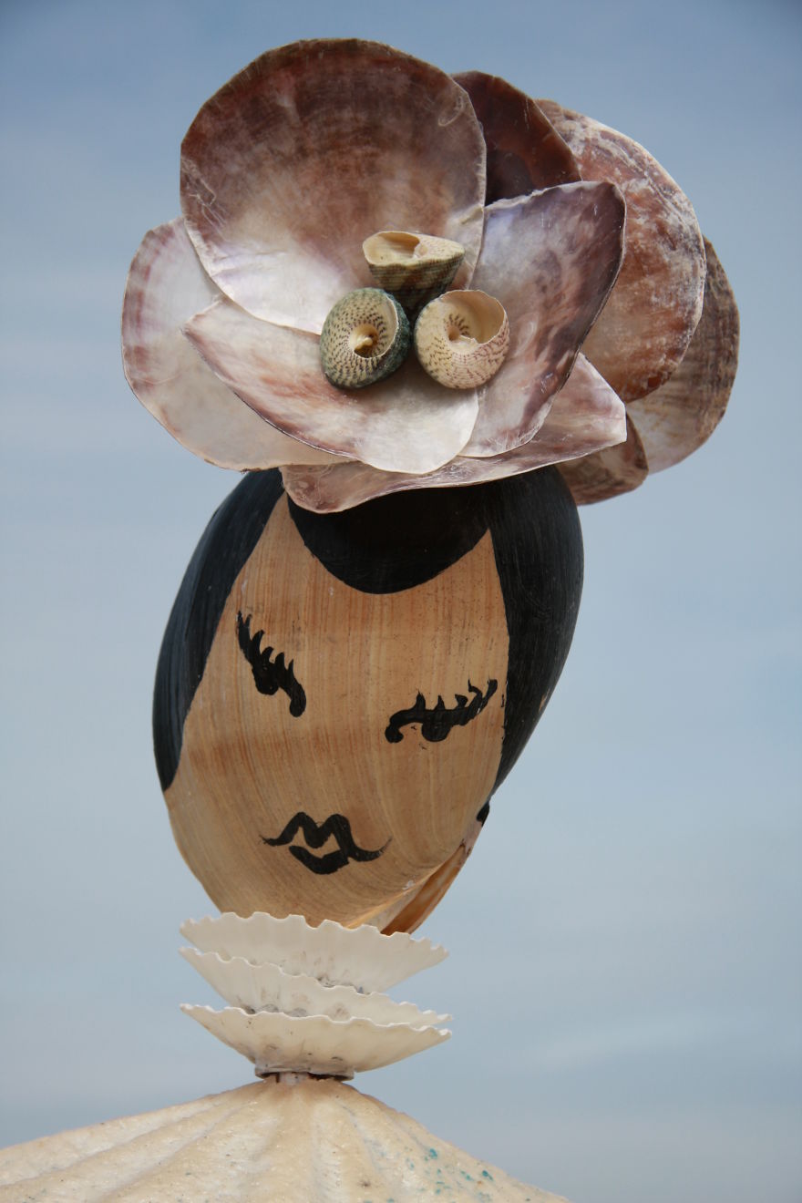 I Made Twelve Life-Sized Ladies From Real Shells I Made Twelve Life-Sized Ladies From Real Shells