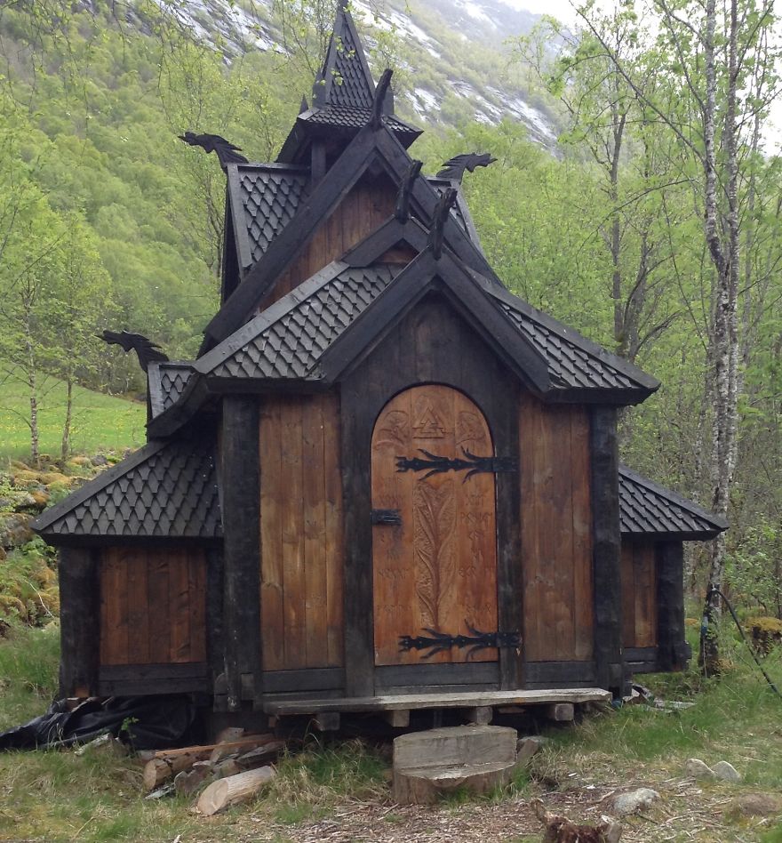 Anders Bekke's Stave Church In Ortnevik