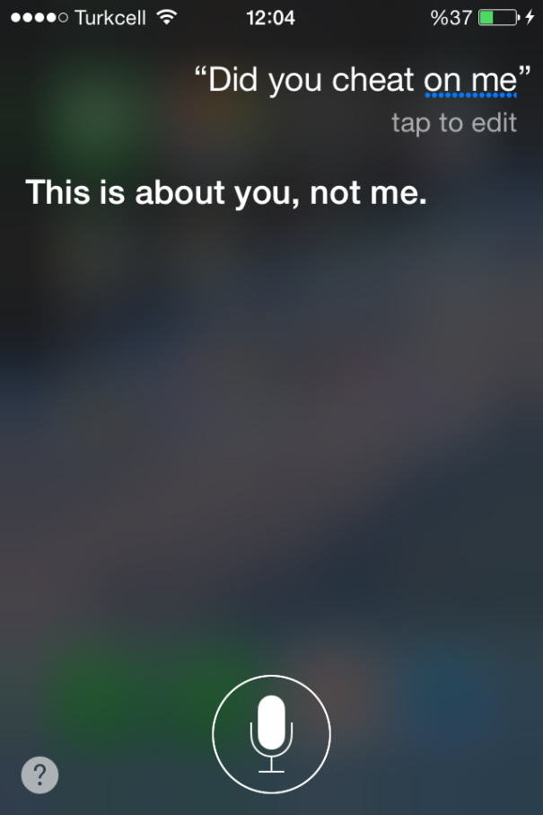 That Evasive Answer Though