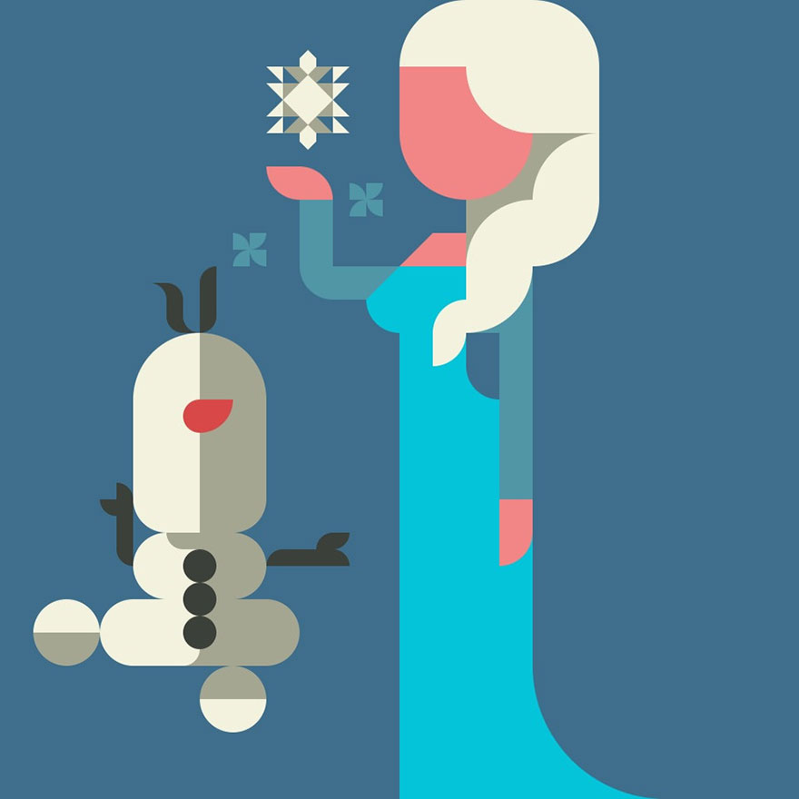 My Iconic Minimal Illustrations Created On An Iphone