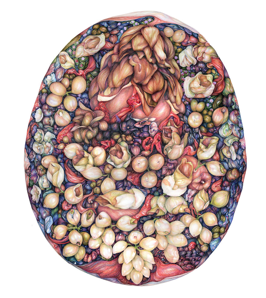 Inner Bits: I Combine Human Organs With Flowers And Butterflies Inner Bits: I Combine Human Organs With Flowers And Butterflies