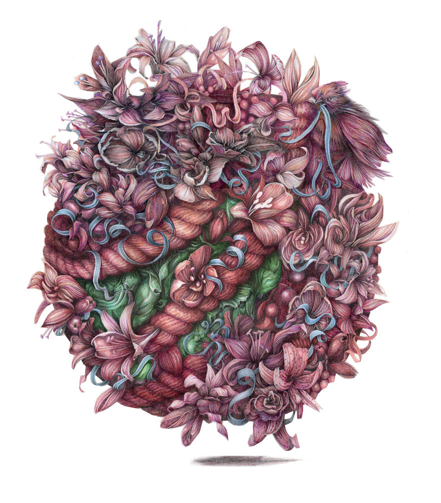 Inner Bits: I Combine Human Organs With Flowers And Butterflies Inner Bits: I Combine Human Organs With Flowers And Butterflies