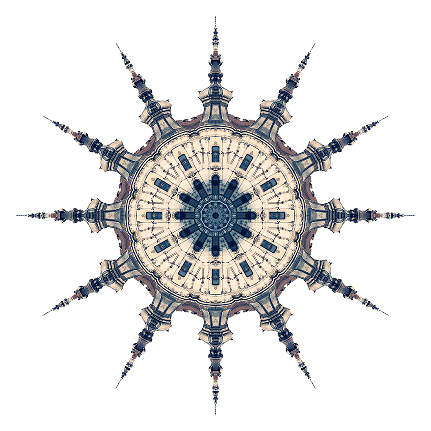My Photos Of Buildings Turned Into Mesmerizing Kaleidoscopic Images