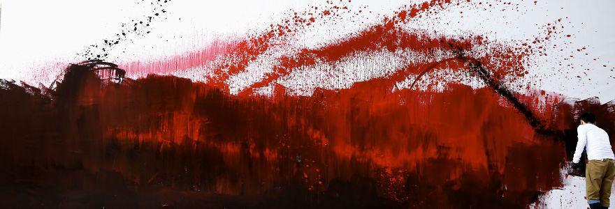 Imperial Dragon: My Splattered Wall Mural Of A Powerful Chinese Symbol Imperial Dragon: My Splattered Wall Mural Of A Powerful Chinese Symbol