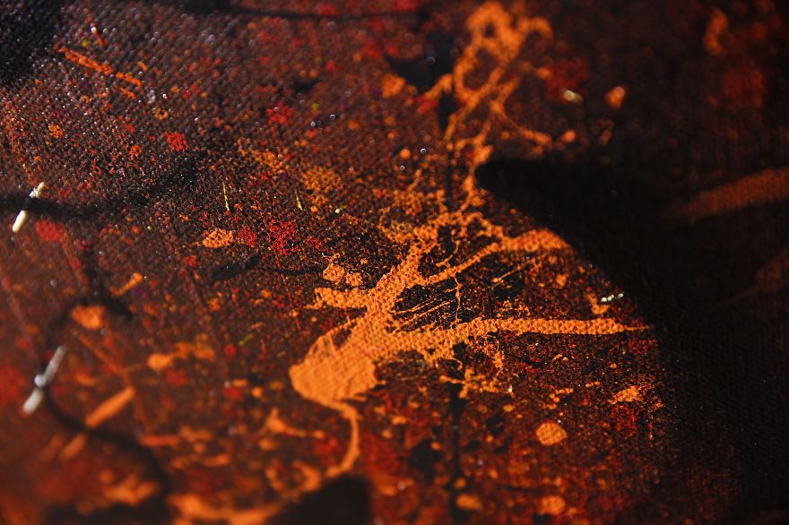 Imperial Dragon: My Splattered Wall Mural Of A Powerful Chinese Symbol Imperial Dragon: My Splattered Wall Mural Of A Powerful Chinese Symbol